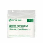 First Aid Only® 22-400 Splinter Removal Kit, 7 Components, 3-7/8 in H x 4 in W x 1/4 in D