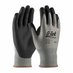 G-Tek® 16-570-M Lightweight Unisex Cut-Resistant Gloves, M, Polyurethane Coating, Glass/HPPE/PolyKor™ Fiber, Knit Wrist Cuff, Resists: Abrasion, Cut, Puncture and Tear, ANSI Cut-Resistance Level: A3