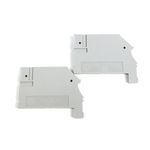 Rockwell Automation Barrier Kit (Start/End), Gray (Standard), Qty. 50
