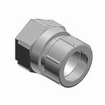 T&B® CHASE® 2631 Straight Liquidtight Cord Connector, 1/2 in Trade, Cable Openings: 1/8 to 1/4 in, Steel