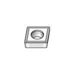 Kennametal® 5639849 Screw-On Turning Insert, CCMT Insert, 2152 Insert, Diamond Shape, Neutral Cutting Direction, Carbide, Manufacturer's Grade: KCK20B