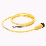 Rockwell Automation 889N-F3AEA-6F Mini-Plus Style Standard Patch Cord, 3-Pin Straight Female Connector, 6 ft Cable Length