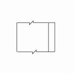 Brady® M21-375-461 Cartridge Label, 21 ft L x 3/8 in W, Black on White Legend/Background, B-461 Polyester