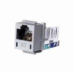 PREMISE WIRING NEXTSPEED® XCELERATOR™ HXJ6GY Standard Universal Modular Jack, Cat 6 Module, Keystone Mounting, 1 Ports