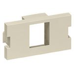 QuickPort® 41291-1MI Adapter MOS Module, HDMI®/DVI/USB/S-Video/F Connector, 1 Ports, Surface Mount, Ivory