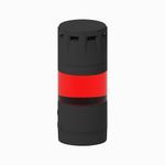 Allen-Bradley 856TC-SNB24B4P1 70 mm Stack Light, 0.5 in. NPT Base, Black Housing, 24V AC/DC, Multi Function LED Module, Level 1: Red, One Circuit Sounder Top, Level 2: None Sound Only, No Level 3 Module, No Level 3 Color