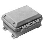 Carlon® Circuit Safe® CJ14126 Factory Assembled JIC Enclosure With Opaque Lid, 12 in L x 6 in W x 14 in D, NEMA 1/3/3S/3X/3SX/4/4X/12/13, Polycarbonate