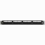 Leviton® 69586-U24 Universal Patch Panel, 24 Ports, Category: Cat 6, Steel