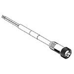 Brad® Mini-Change® 130006 Type STOOW A-Size Single Ended Cordset, 600 VAC, Straight Female x Pigtail, 6.1 m L, PVC