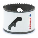 Lenox® SPEED SLOT® 3004646L Hole Saw, 2-7/8 in Dia, 1-7/8 in Cutting Depth, Bi-Metal Cutting Edge, 5/8 in Arbor, Applicable Materials: Stainless and Mild Steel, Cast Iron, Copper, Brass, Aluminum, Plastic, Wood and Composition Board