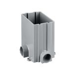 PREMISE WIRING PFBRG1 Floor Box, ABS, 14.3 cu-in Capacity, 1 Gang, 4 Knockouts, 6 in H x 5.44 in W x 6.9 in D Dimensions