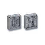 Federal Signal Vibratone® 450-024-31 Electromechanical DC Vibrating Heavy Duty Signaling Horn, 24 VDC, 0.25 A, 99 dB at 10 ft Sound Level, Flush/Wall/Panel Mounting, Gray
