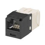 Panduit® CJ688TGBL TX6™ PLUS 8-Position 8-Wire RJ45 Universal TG Style UTP Jack Module, Cat 6/Mini-Com® Module, 1 Ports