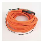 Rockwell Automation SpeedTEC Cable, Motor Power With Brake Wires, SpeedTec DIN Connector, Drive-end, Flying-lead, 14 AWG, Standard (Non-Flex), 20 Meters