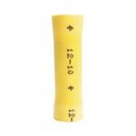 Scotchlok™ MV10BCX Standard Butt Connector, 12 to 10 AWG Conductor, 1.2 in L, Seamless Barrel, Copper, Yellow