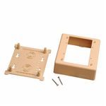 Multilink® 99583K 2-Gang Junction Box, 5 in L x 2 in W x 5-1/4 in H, White