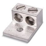 Blackburn® ADR35-21 Type ADR-ALCUL Dual Rated Mechanical Connector, 6 AWG to 350 kcmil Aluminum/Stranded Copper Conductor, 1/2 in Stud, 1 Bolt Hole, Aluminum