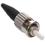Fast-Cure® 49990-MST Fiber Optic Connector, ST Connector, OM1/OM2 Multi-Mode Fiber, 3 mm Jacketed/900 um Buffered Fiber, Pre-Radiused Zirconia Ferrule