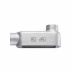 Crouse-Hinds Condulet® LB125M Type LB Conduit Body, 1-1/4 in Hub, 5 Form, 32 cu-in Capacity, Malleable Iron, Electro-Galvanized
