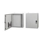 nVent HOFFMAN A20H16BLP3PT A4W3 Wall Mount Enclosure, 20 in L x 16 in W x 8 in D, NEMA 3/4/12/13, Steel