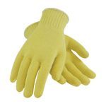 PIP® Kut-Gard® 07-K300/L Medium Weight Cut Resistant Gloves, L, Uncoated Coating, DuPont™ Kevlar® Fiber, Elastic/Knit Wrist Cuff, Resists: Cut, Flame and Heat, ANSI Cut-Resistance Level: A2