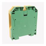 Rockwell Automation 1492-J IEC Terminal Block, One-Circuit Feed-Through Ground Block, 70 mm (# 4 - # 3/0 AWG), Standard Feedthrough, Green / Yellow Stripe (Standard),