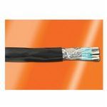 Alpha Wire 2471 SL001 Foil Shielded Multi-Conductor Cable, 600 VAC, (2) 16 AWG Stranded Tinned Copper Conductor, 1000 ft L