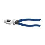 Klein® D213-9NETP High Leverage Side Cutting Plier, 1-19/32 in L x 1-1/4 in W x 5/8 in THK Jaw, Steel Jaw, 9-3/8 in OAL