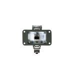 GracePort P-R33-B4RX PANEL INTERFACE CONNECTOR WITH CATEGORY 5E SHIELDED ETHERNET; PANEL MOUNT HOUSING; UL TYPE 4X; SIMPLEX OUTLET; 3 AMP CIRCUIT BREAKER