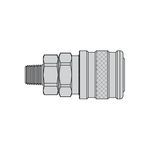 Foster® 3 Manual Industrial Socket, 3/8 in, MPT, 300 psi, Brass/Steel