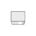 Kennametal® Kendex™ 1182926 Turning Insert, SPG Insert, Material Grade: C3, 423 Insert, Square Shape, Neutral Cutting Direction, Carbide, Manufacturer's Grade: K68