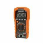 Klein® MM400 Auto-Ranging Digital Multimeter, 10 A, 600 VAC/VDC, 40 MOhm Measuring, 600 VAC/VDC, 10 A, 40 MOhm Resistance, LCD Display