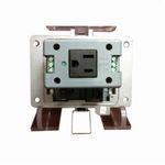 GracePorts® P-R2-K3RF3 Bulkhead Computer Port Connector Interface, Plastic Housing