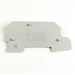 Rockwell Automation End Barrier, Gray (Standard), Qty. 50