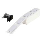 Brady® BMP® 71 TLS 2200® PTLEP-173-593 Raised Panel Rectangular Pushbutton Label, 1 in W, White Legend/Background, B-593 Polyester