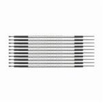 Brady® SCN05-2 Clip Sleeve™ Pre-Printed Wire Marking Sleeve, 0.053 to 0.073 in Wire, Nylon, 2 Legend