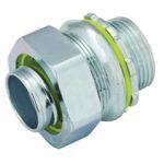 Hubbell® 3403 Straight Uninsulated Liquidtight Connector, 3/4 in Trade, Steel/Malleable Iron