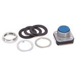 Allen-Bradley 800T-A7D1V 800T PB, 30mm Momentary Push Button, Flush Head Push Button, Flush Head, Blue, Standard, Standard, Blue, No Guards on Terminals, 1 NO PenTUFF Contact, 1 NO PenTUFF Contact, Device w/ Pkg