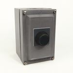 Allen-Bradley 800H-1HX4 Station, 30 mm Push Button, 1 Unit, Stainless Steel, Type 4/4X/13, Flip Lever Push Button, No Legend
