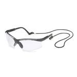 Gateway Safety® Scorpion® 16SM80 SM Safety Glasses, Scratch-Resistant Lens Coating, Clear Lens, Framed Frame, Black Frame, Specifications Met: ANSI Z87.1