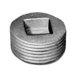 O-Z/Gedney PLG500C Close-Up Dust-Ignitionproof Explosionproof Conduit Plug, 5 in For Use With: Outlet Boxes and Hub, Malleable Iron, Electroplated Zinc