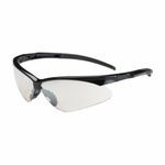 Bouton® 250-28-0020 Adversary™ Lightweight Unisex Protective Glasses With Adjustable Neck Cord, Anti-Fog Lens Coating, Clear Lens, Semi-Rimless Frame, Black Frame, Polycarbonate Frame, Polycarbonate Lens, Specifications Met: ANSI Z87.1