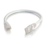 Quiktron® C2G® 24046 Snagless UTP Plenum Ethernet Network Patch Cable, Category: Cat 5e, 24 AWG Stranded Bare Copper Conductor, RJ45 Male Connector, 50 ft Cord Length