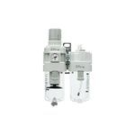SMC® AC30A-N03-Z-B Air Combination Unit, 3/8 in NPT Port, 1 MPa Pressure, Polycarbonate Bowl