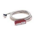Rockwell Automation Pre-wired cable for 1746-OA16 Output Module & non-relay and non-narrow IFMs, 20 conductors, #22 AWG, w/1746-RTB25R connector & IFM 20-pin connector, length 2.5 meter (8.2 feet)
