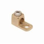 BURNDY® KA8C Mechanical Cable Lug, 14 to 8 AWG Stranded Copper Conductor, #10 Stud, 1 Bolt Hole, Copper