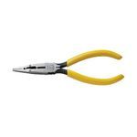 Klein® VDV026-049 Long Nose Plier, Groove Jaw, 2 in Jaw Length, 0.7 in Jaw Width, Steel Jaw, 6.8 in OAL, 0.095 x 0.125 in Tip Width
