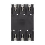 Bussmann R60100-3CR R600 Fuse Block, 600 VAC, 61 to 100 A, Class R, 8 to 1/0 AWG Wire, 3 Poles