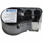 Brady® M-47-427 M Series Self-Laminating Cartridge Label, 1 in L x 1/2 in W, B-427 Vinyl, Black on White/Clear