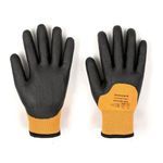 North® by Honeywell NFD11HD/8M COLD GRIP PLUS 5™ NFD11HD Heavy Weight General Purpose Gloves, M/SZ 8, Foam PVC HPT Coating, 15 ga Polyamide/Composite Fiber, Knit Wrist Cuff, Resists: Abrasion, Cut, Thermal, Puncture and Tear